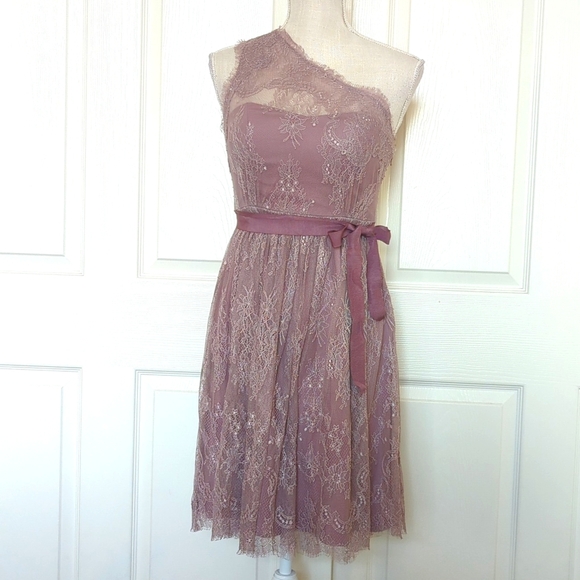 Anthropologie Va et Vien Ariel Lace On shoulder Dress - Picture 3 of 12